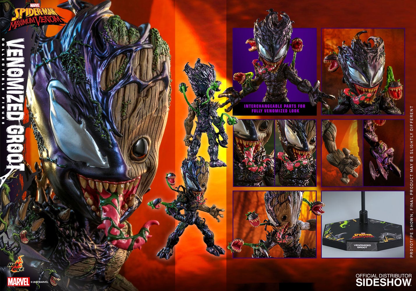 venomized groot marvel gallery f dc