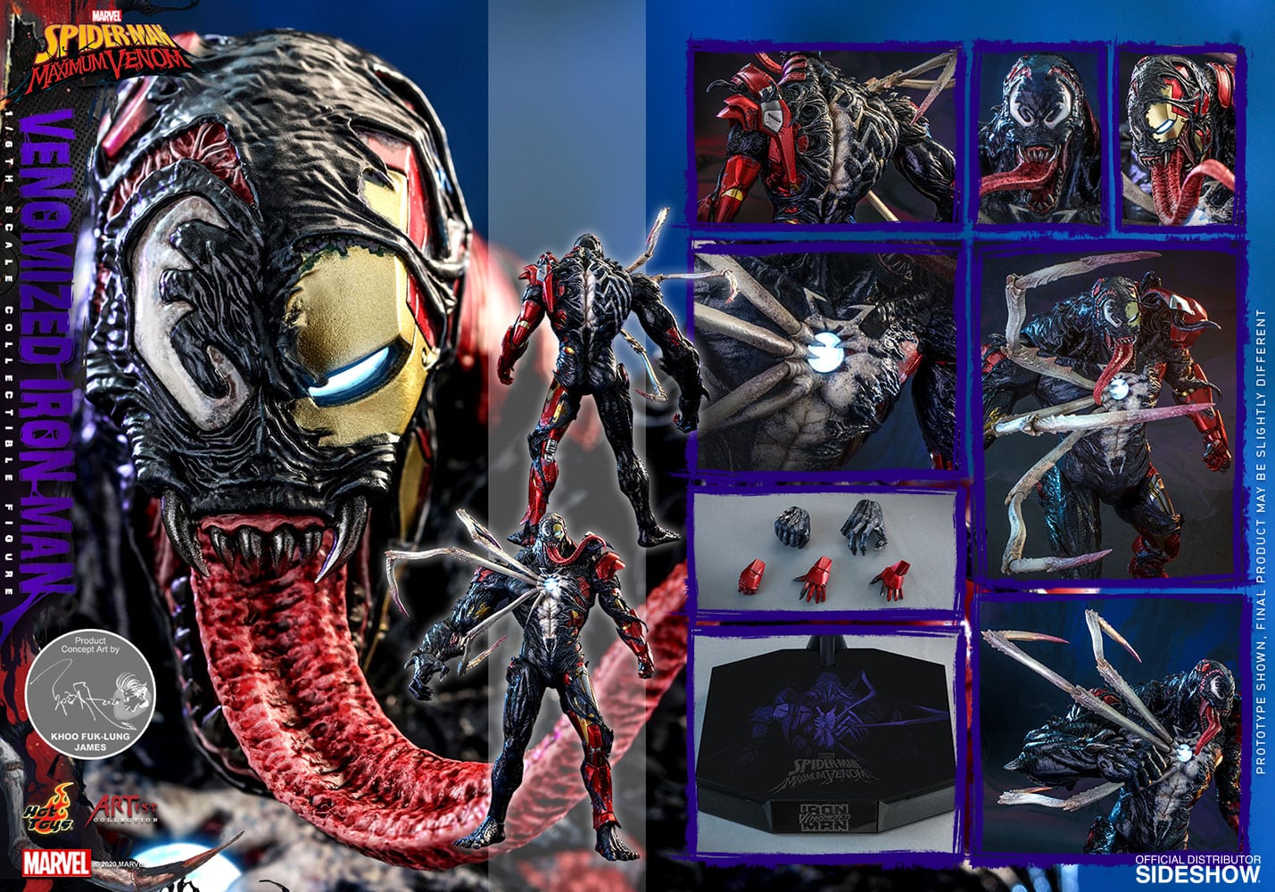 venomized iron man marvel gallery f fb