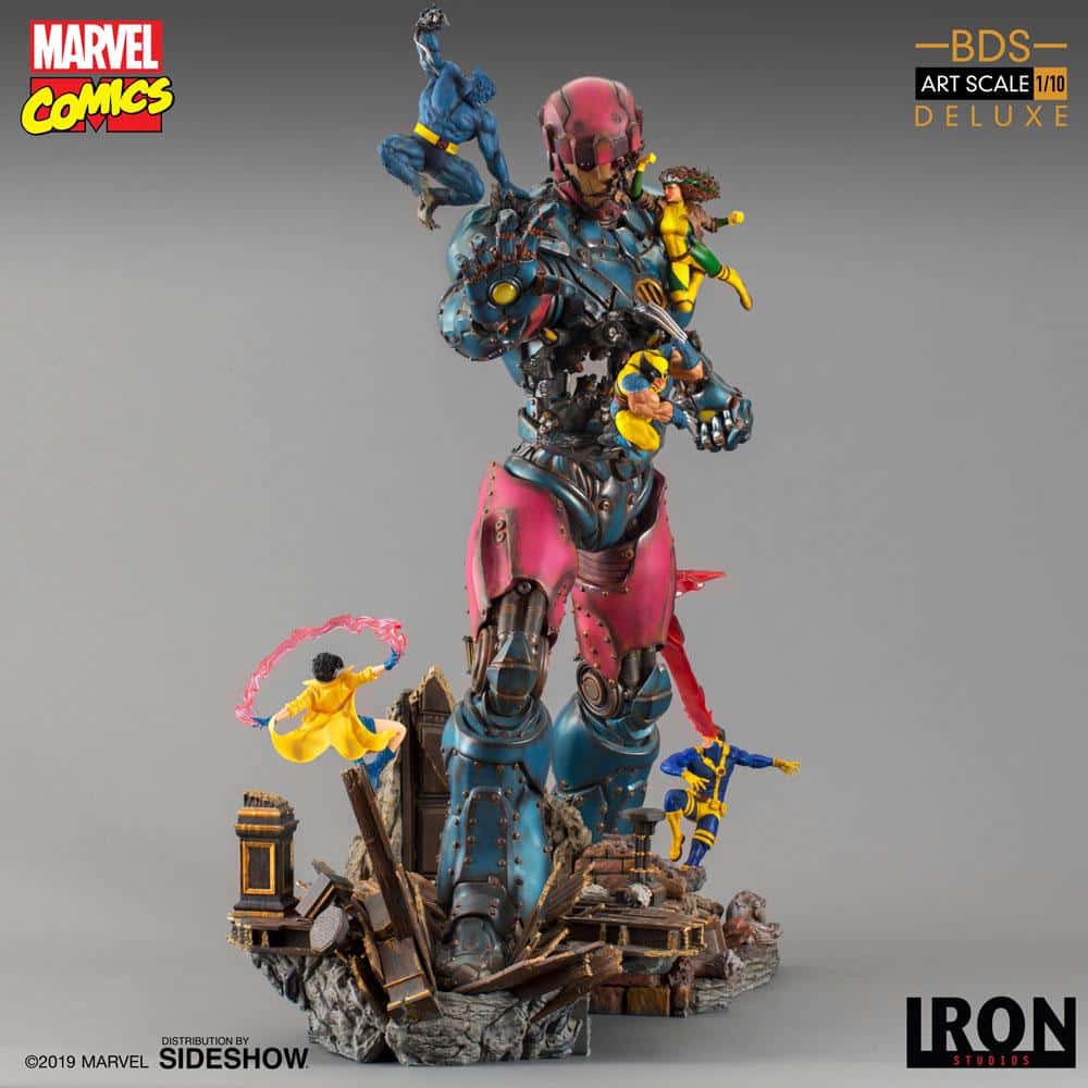 x men vs sentinel deluxe marvel gallery dc dd bb