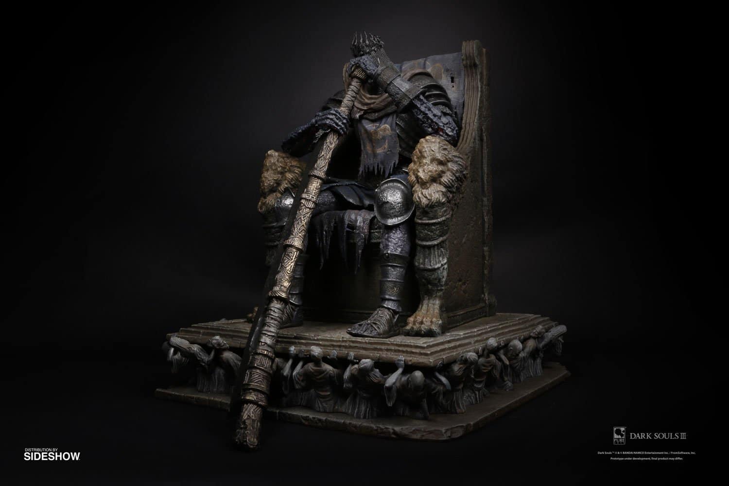 yhorm on throne dark souls gallery dfd c a b b