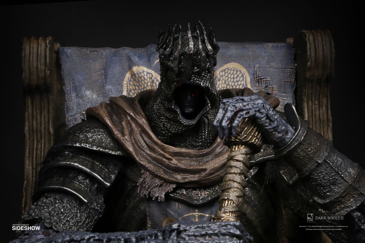 yhorm on throne dark souls gallery dfd ca