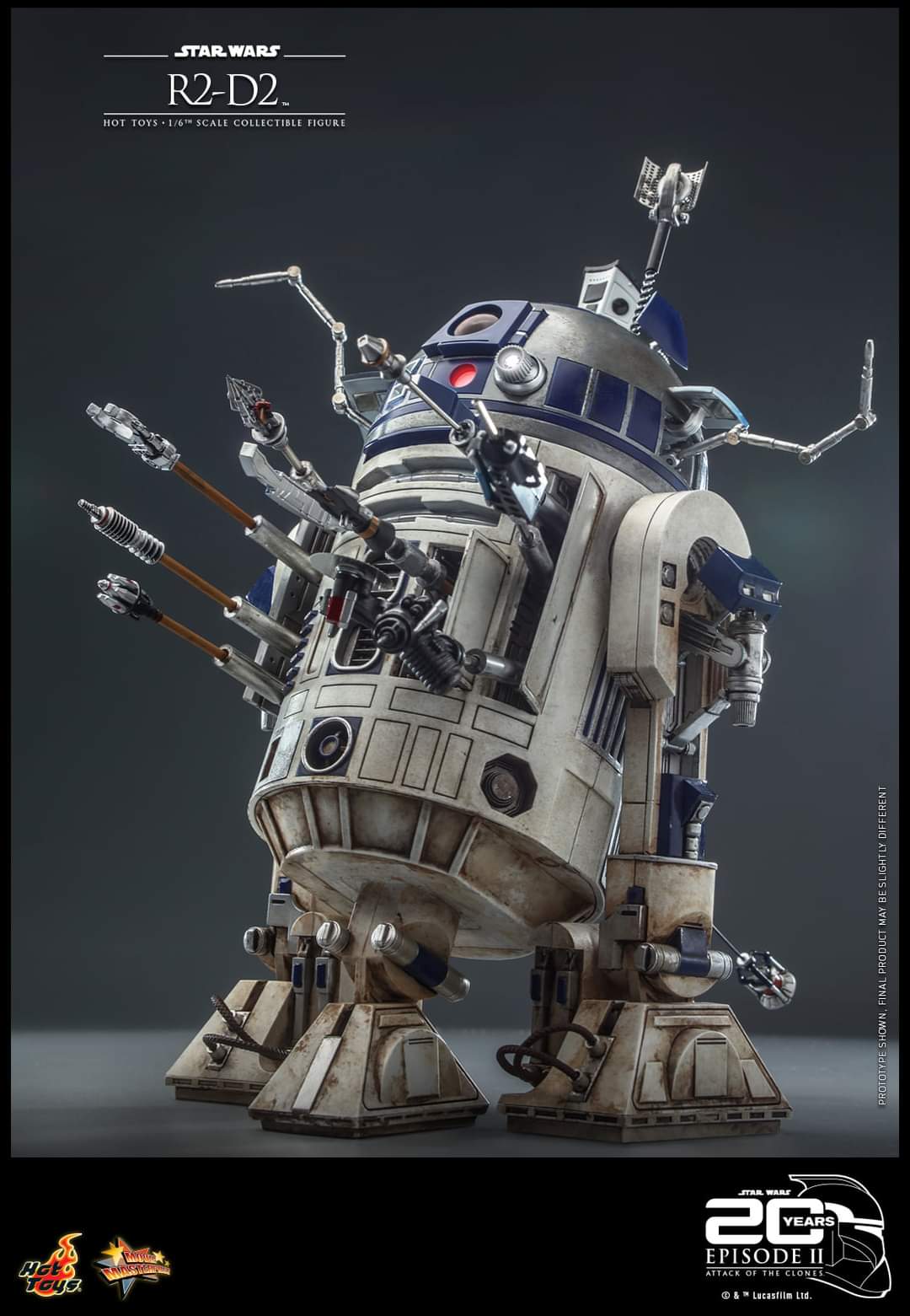 Hot Toys R2-D2 Figure Star Wars 20th Anniversary Limited Sixth Scale Collectible