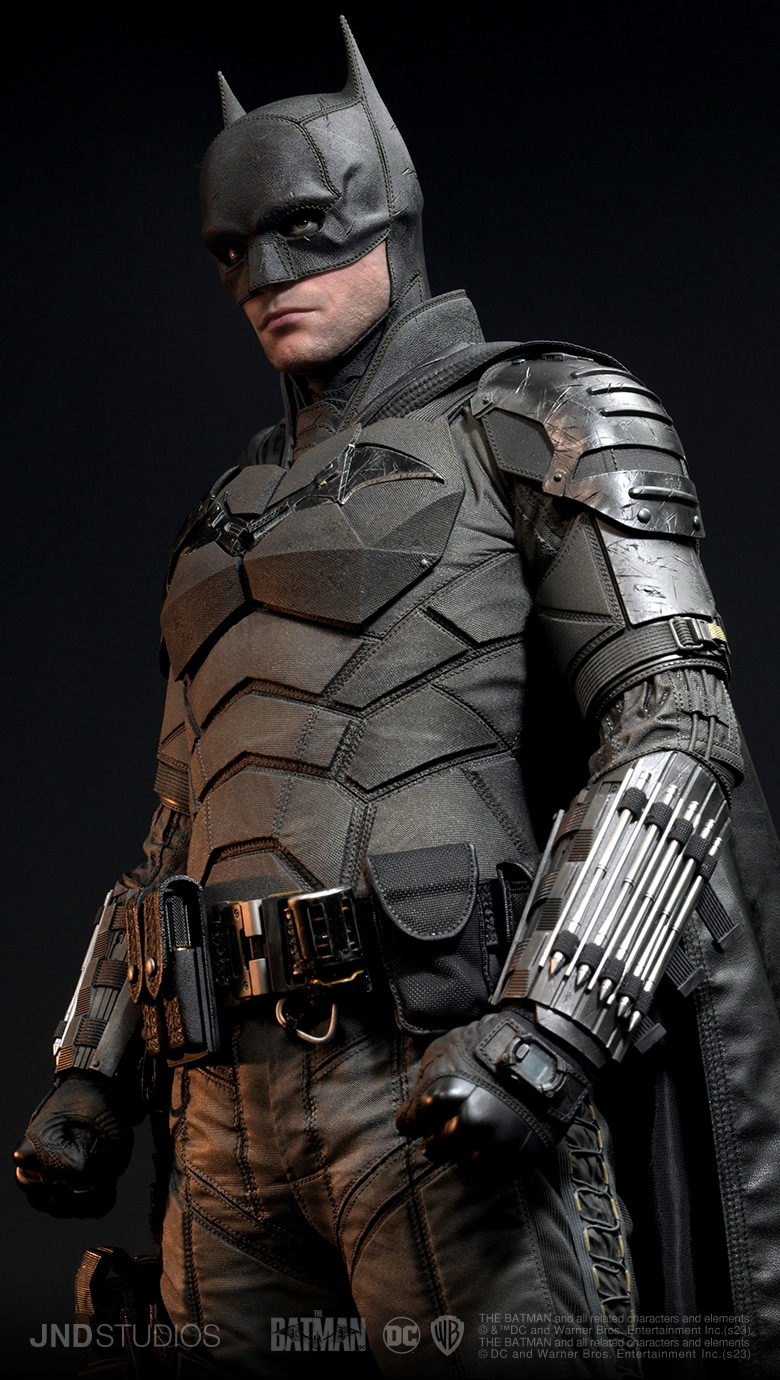The Batman Robert Pattinson 1/3 Scale Hyperreal Movie Statue