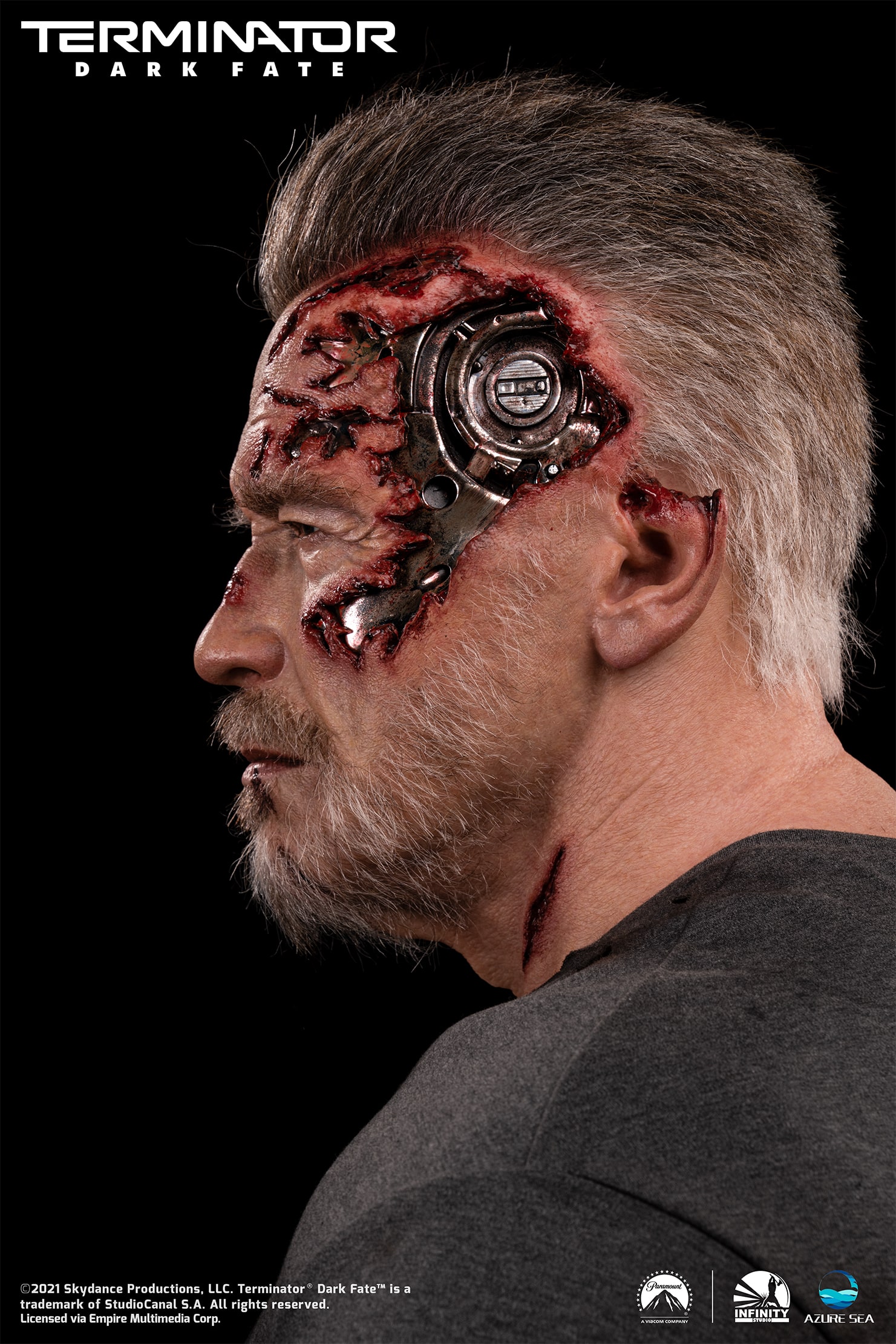 Terminator Dark Fate T-800 Life-Size Bust