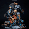 HMO-LoganGrimnar-001 HMO Warhammer Logan Grimnar Statue Diorama