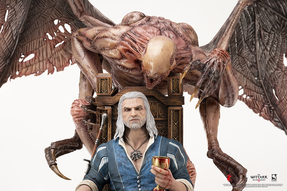 The Witcher 3 Blood and Wine Geralt Statue Deluxe