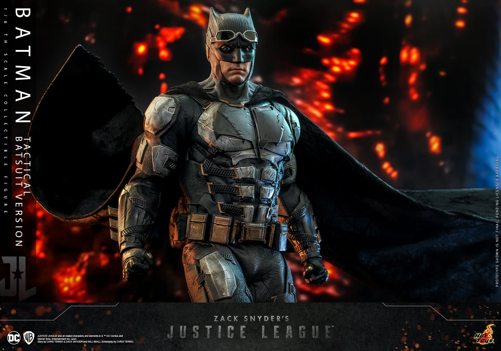 Hot Toys Justice League Batman Tactical Suit Sixth Scale Figure