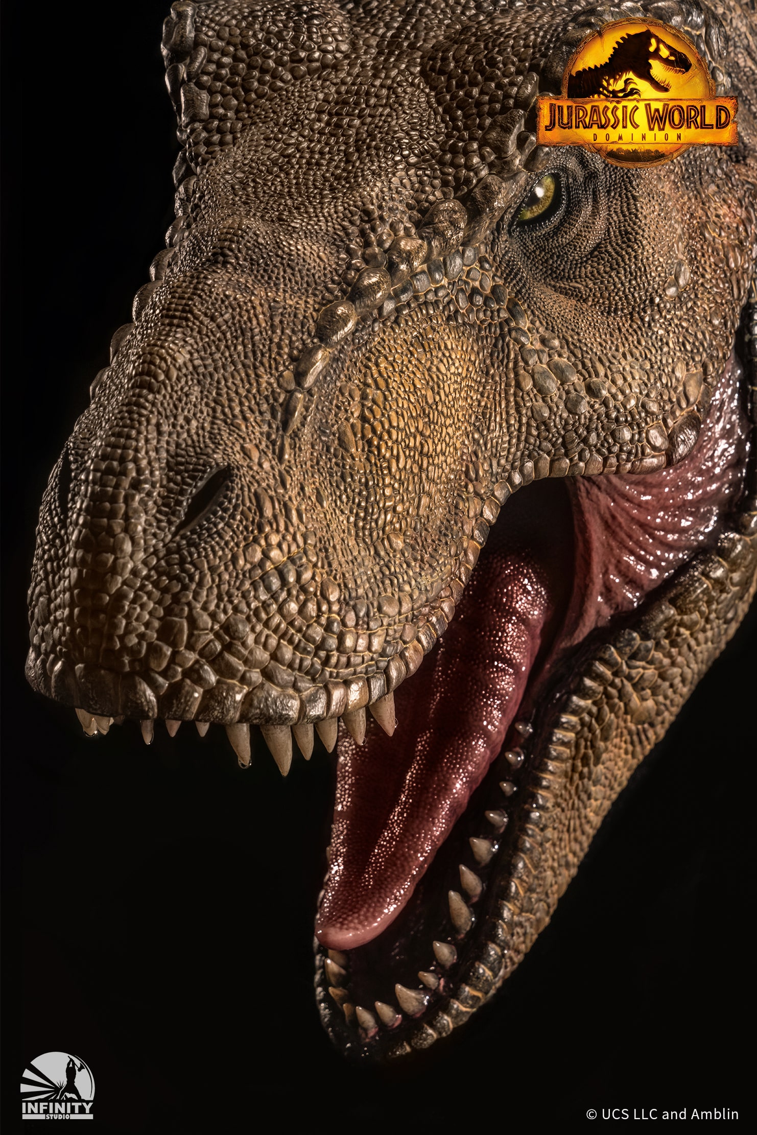 Jurassic World Dominion Tyrannosaurus Rex Wall-Mounted Bust