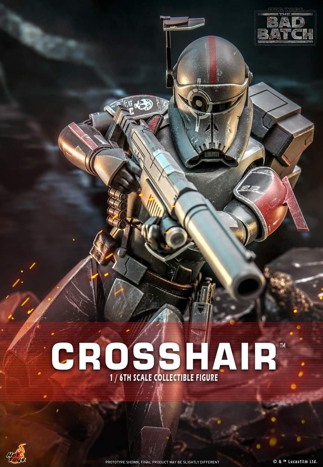 The Bad Batch Crosshair Sixth Scale Figure