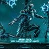 neon tech iron man with suit up gantry marvel gallery ab f