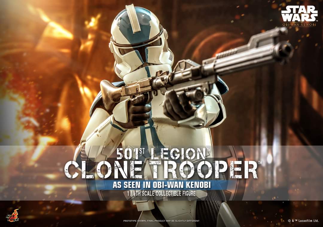 Obi-wan Kenobi 501st Legion Clone Trooper Collectible Figure