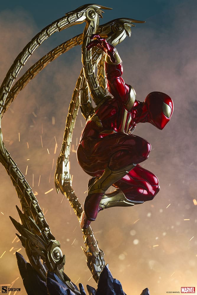 iron spider man premium format figure marvel gallery d ad eb