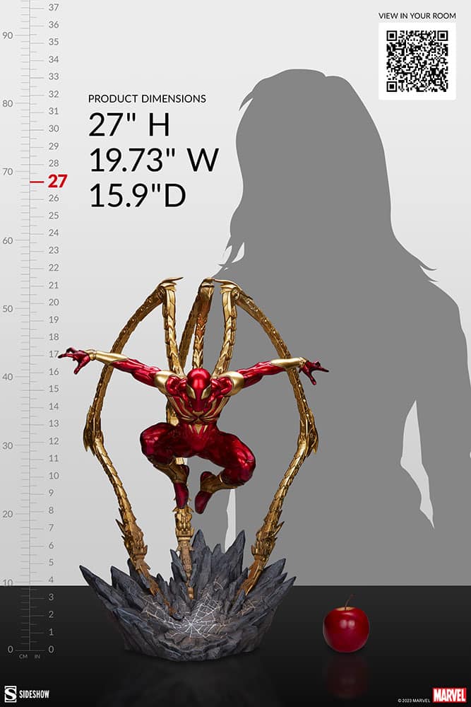 iron spider man premium format figure marvel gallery d c ddbb