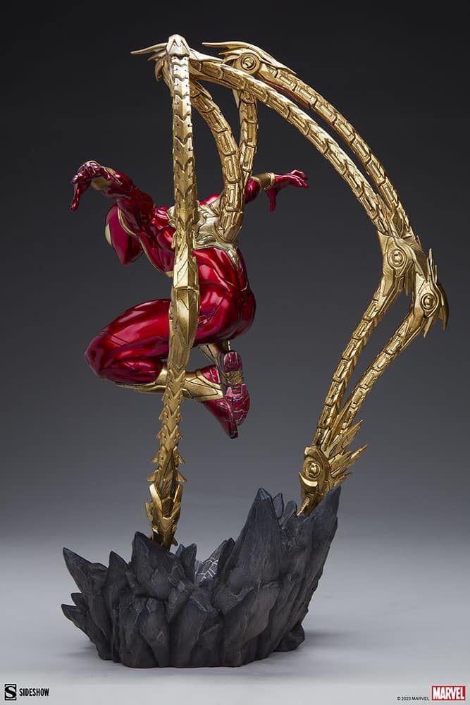 iron spider man premium format figure marvel gallery d d d