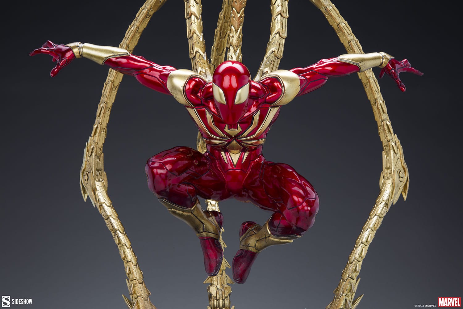 iron spider man premium format figure marvel gallery d e