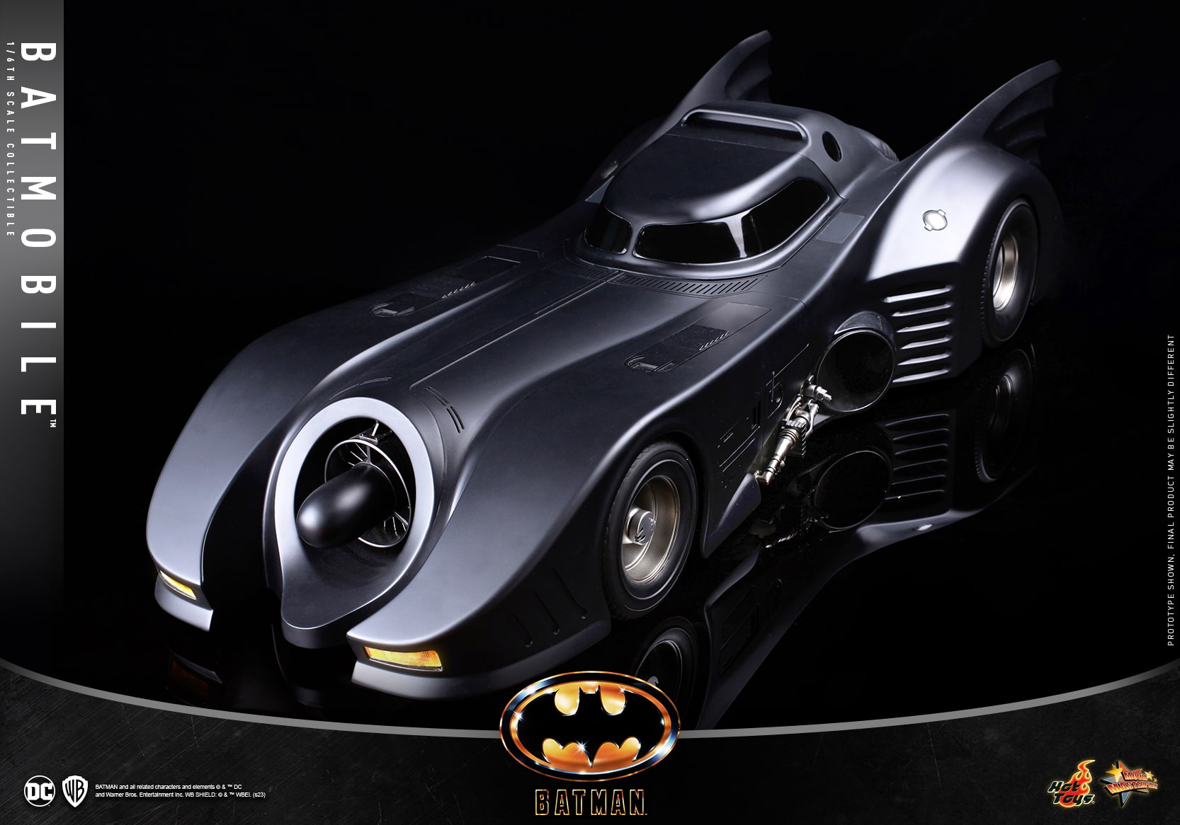 Hot Toys Batman 1989 Batmobile Limited Figure