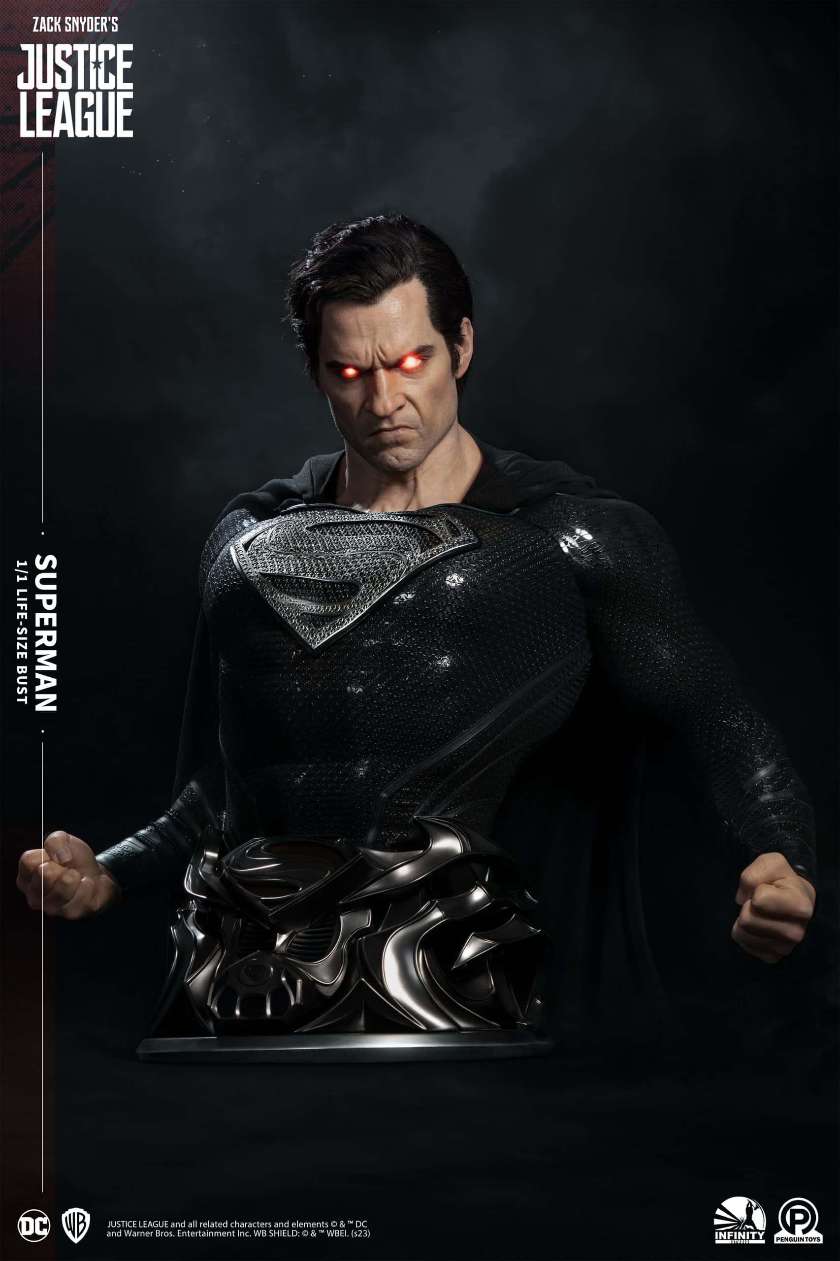Infinity Studio Zack Snyder’s Justice League Superman Life-Size Bust Limited Edition Collectible