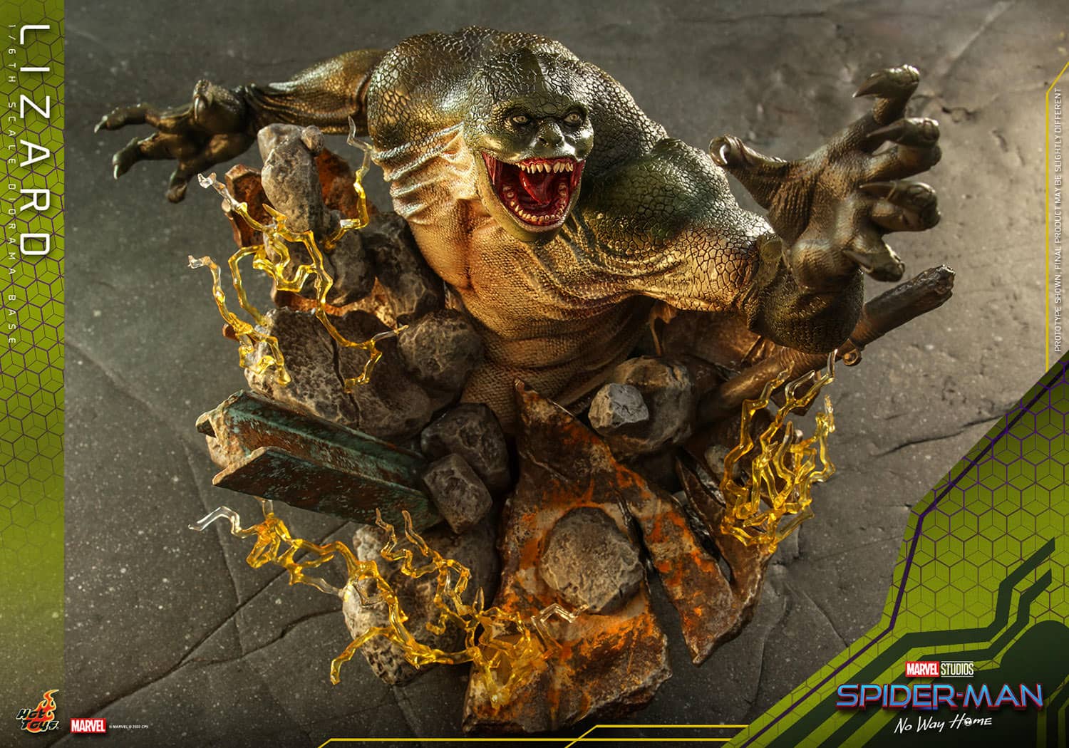 Hot Toys The Amazing Spider-Man Lizard Diorama Base