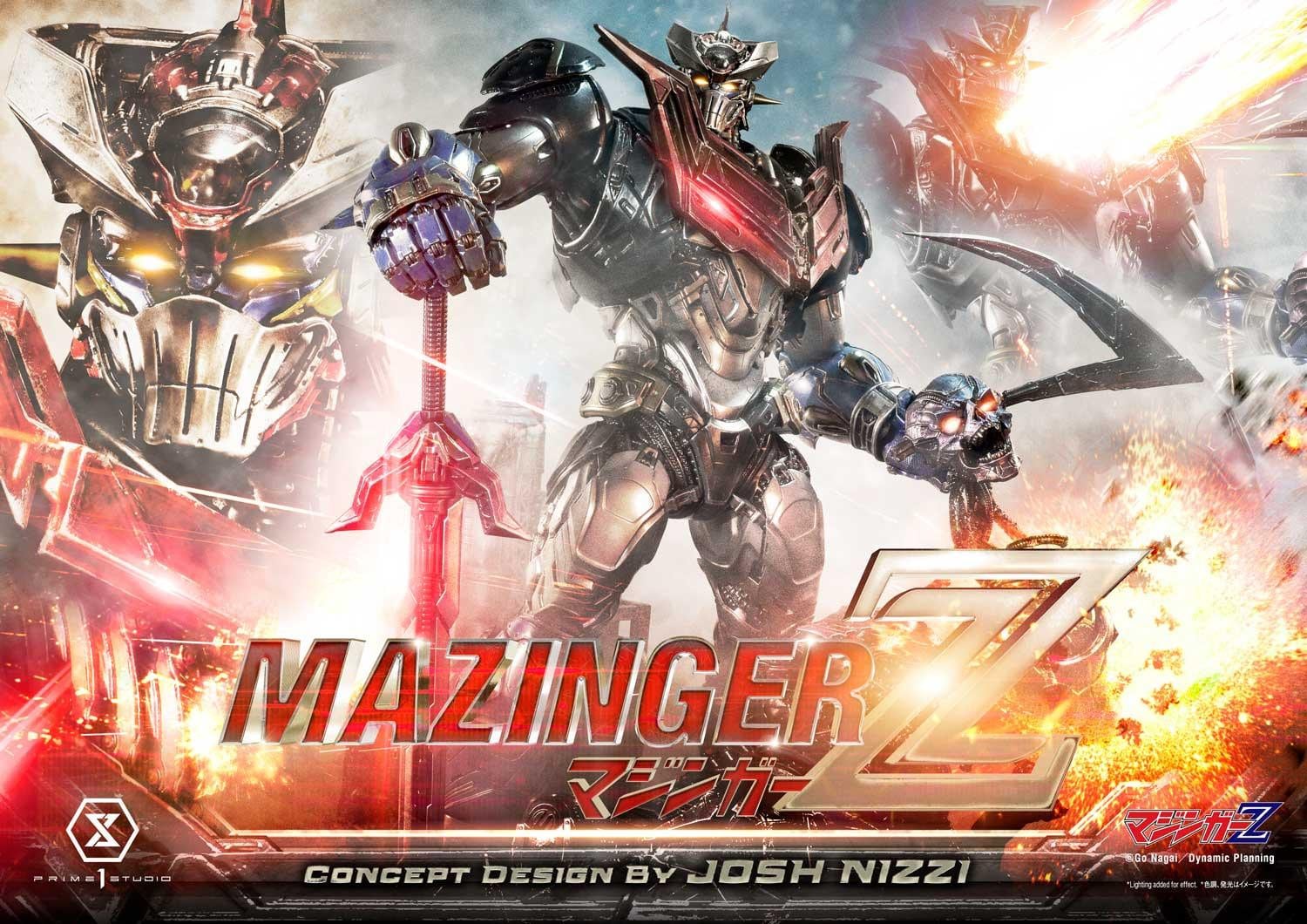 Prime 1 Studio Mazinger Z Statue Concept By Josh Nizzi Limited Collectible