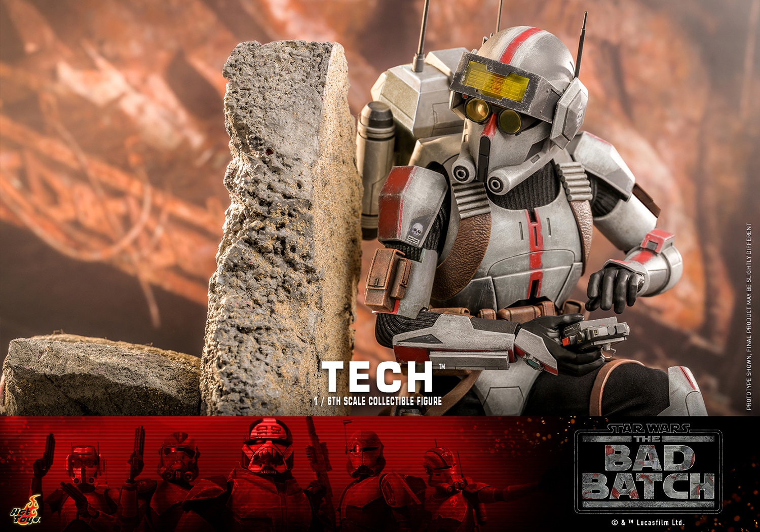 The Bad Batch Tech Figure Limited Sixth Scale Figure