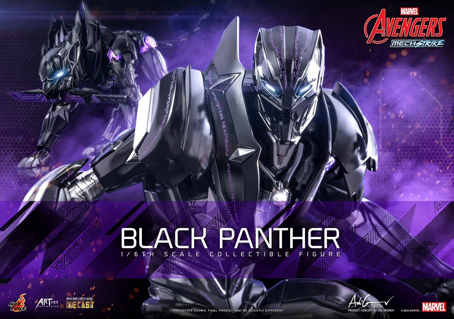Hot Toys Black Panther Mech Strike Figure Limited Collectible