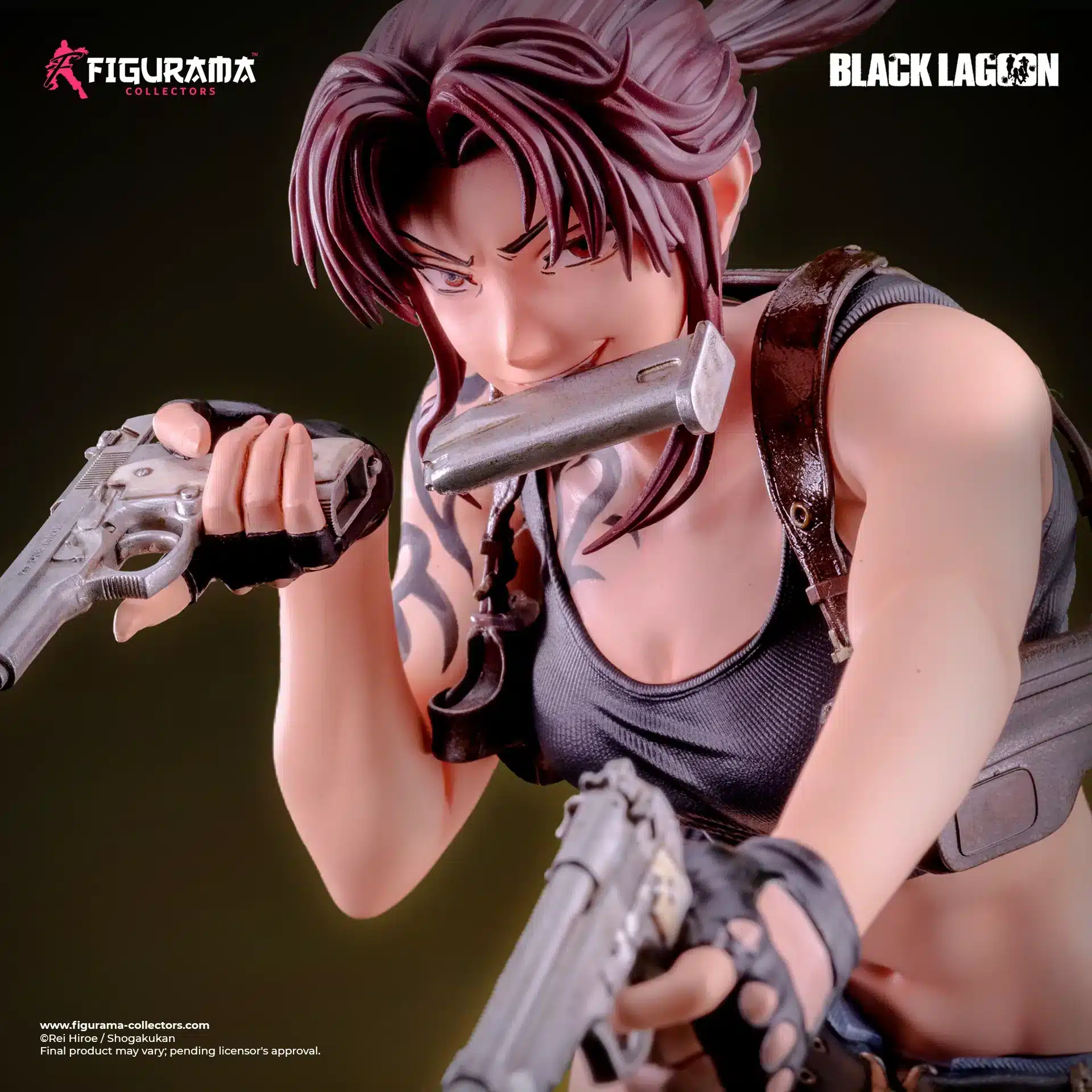 Figurama Revy Statue Black Lagoon Elite Solo 1/4 Scale Limited Collectible