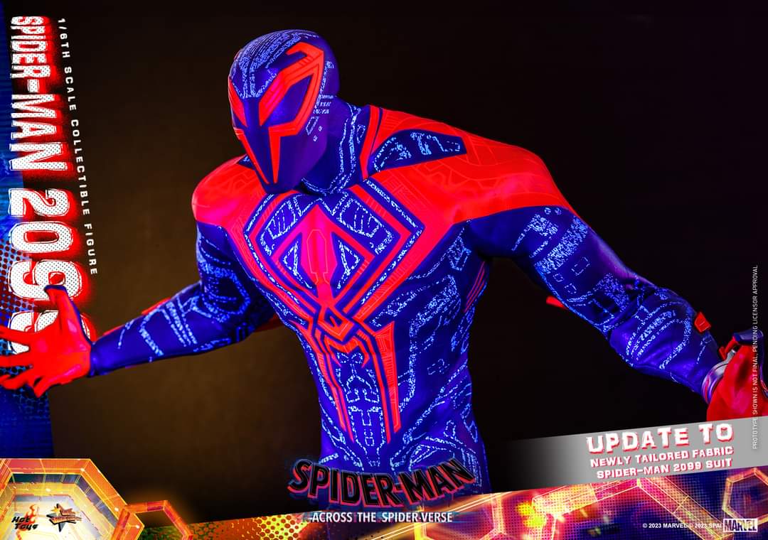 Hot Toys Spider-Man 2099 Figure Across the Spider-Verse Limited Collectible