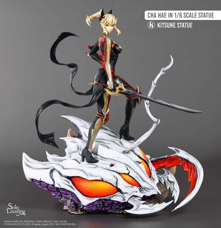 Kitsune Chae Hae-In Statue Solo Leveling Limited Edition Collectible 1/6 Scale