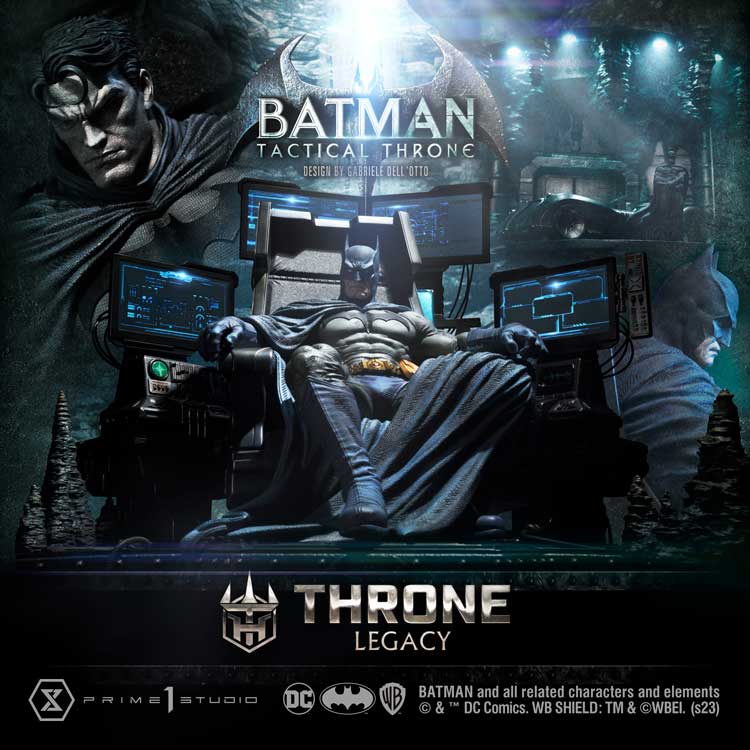 Prime 1 Studio Batman Tactical Throne Statue 1/4 Scale Limited Collectible