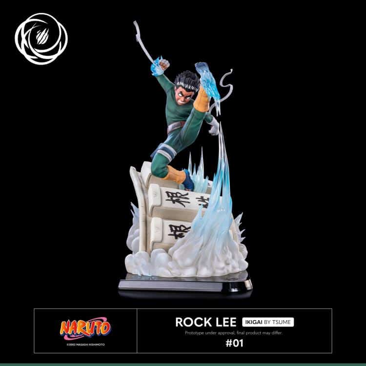 Tsume Rock Lee Ikigai Statue Naruto Shippuden Limited Collectible