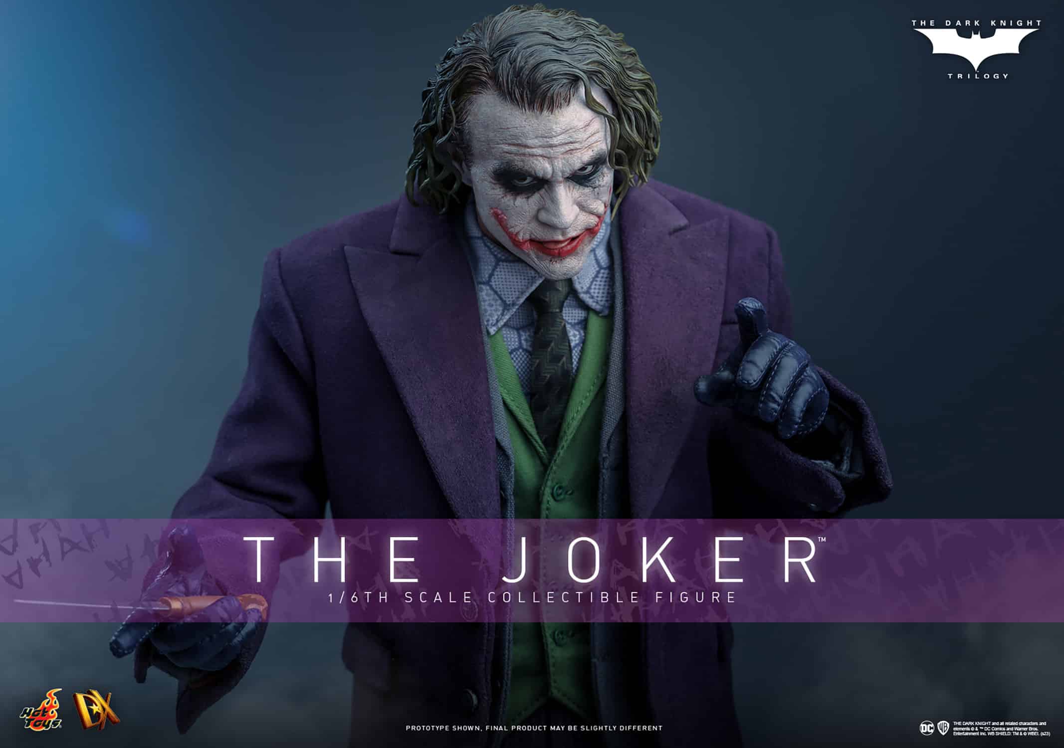 Hot Toys The Joker Figure Heathe Ledger The Dark Knight Limited Collectible