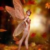 J. Scott Campbell Tinkerbell Fall Variant Statue Limited Disney Collectible