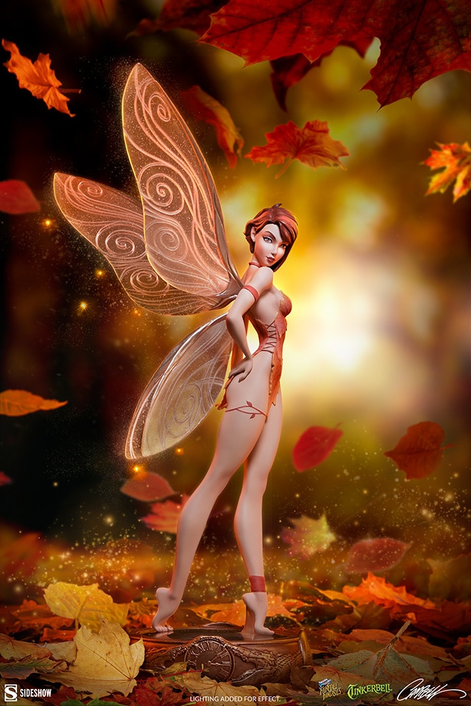 J. Scott Campbell Tinkerbell Fall Variant Statue Limited Disney Collectible