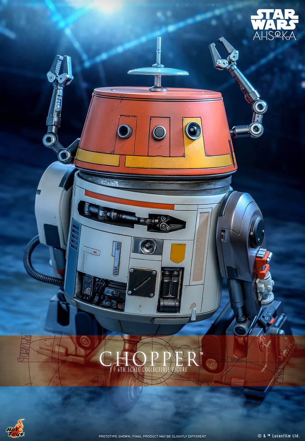 Hot Toys Chopper Sixth Scale Ahsoka Limited Collectible