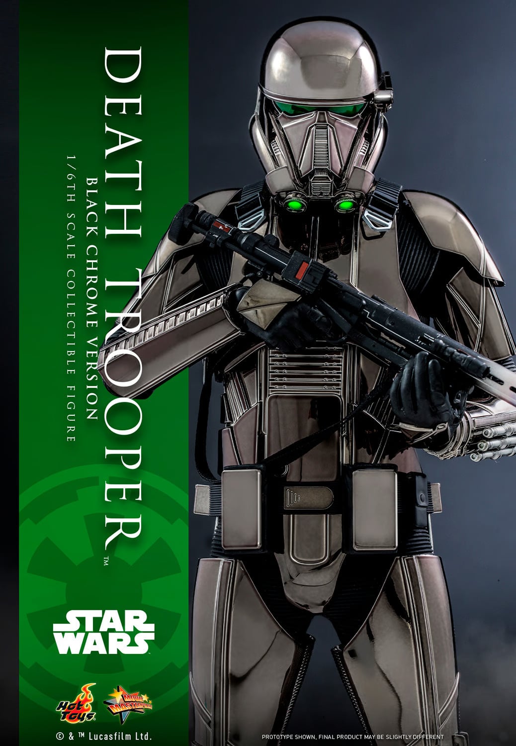 Hot Toys Death Trooper Black Chrome Exclusive Edition Sixth Scale Figure Star Wars