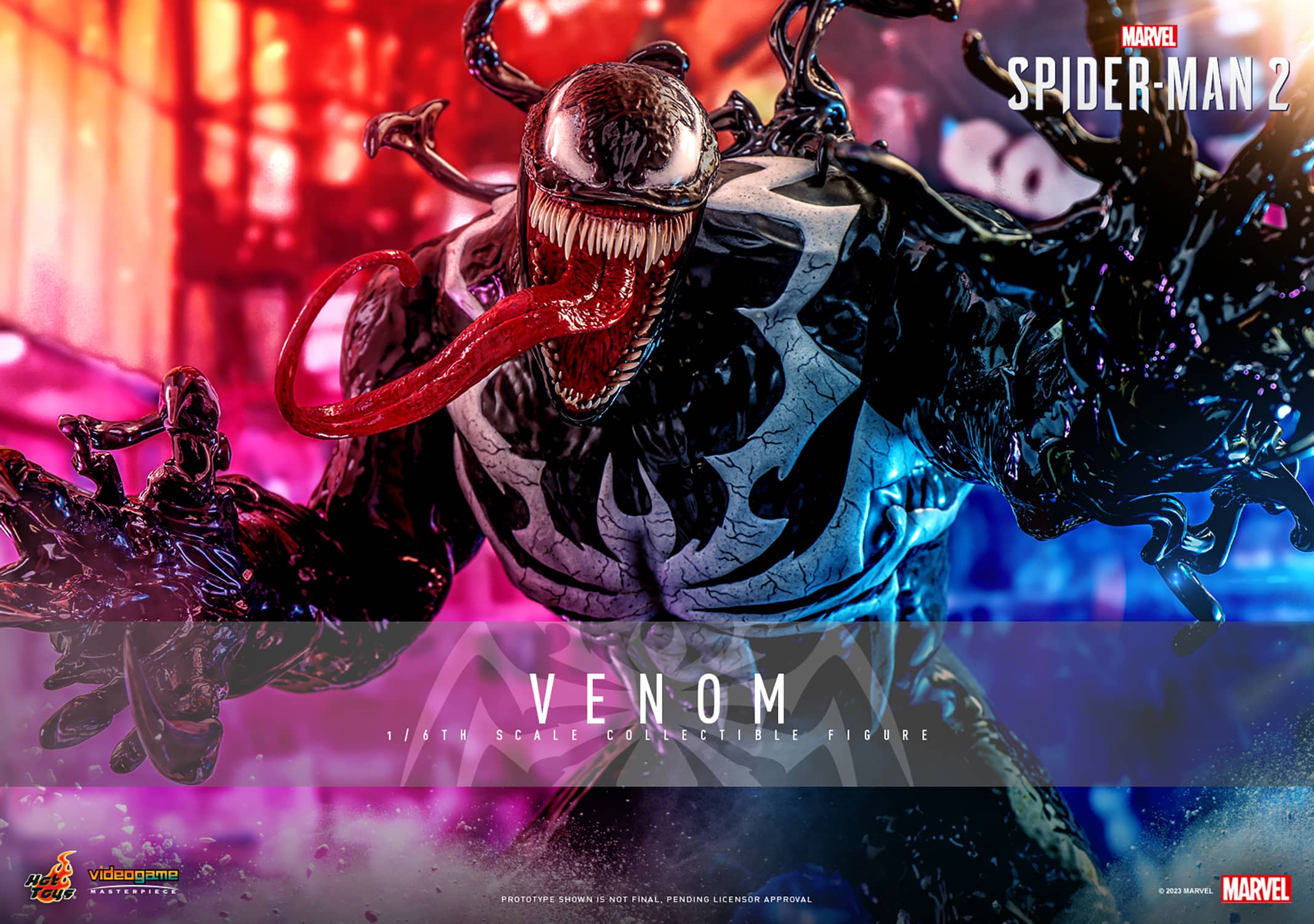 Hot Toys Venom Sixth Scale Figure Marvel’s Spider-Man 2 Limited Collectible