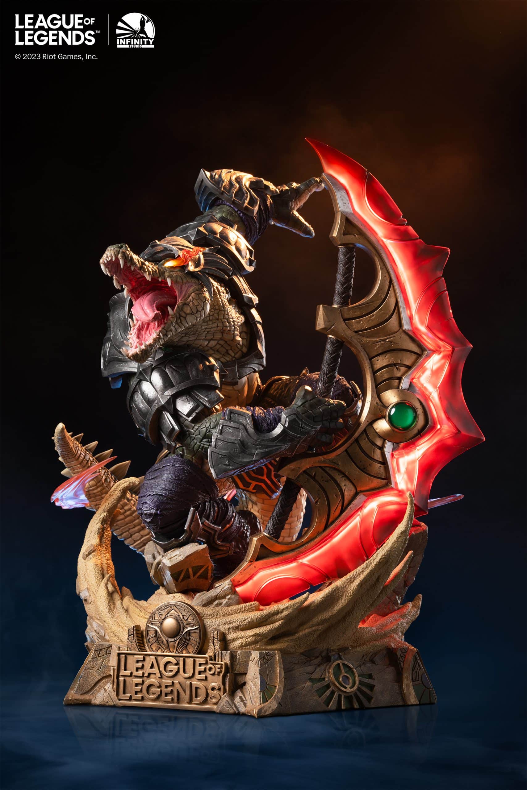 Infinity Studio Renekton The Butcher Of The Sands 1/4 Scale Statue League Of Legends Limited Collectible