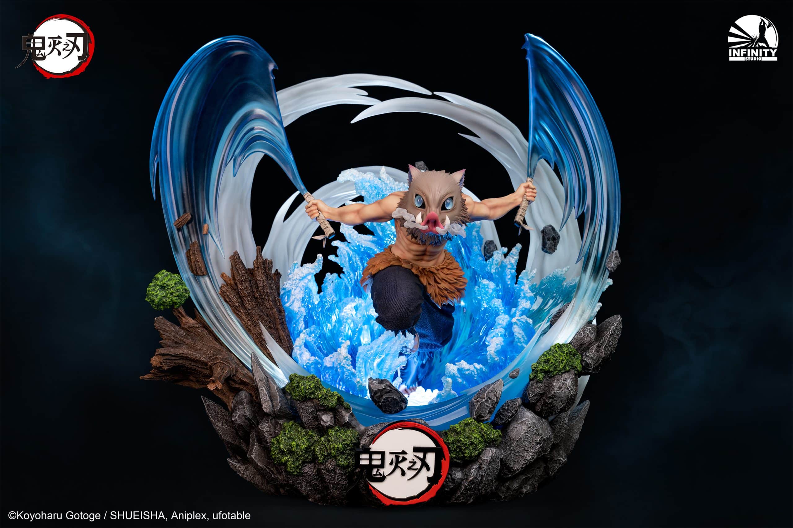 Infinity Studio Inosuke Hashibira Statue Demon Slayer Kimetsu No Yaiba 1/4 Scale Limited Collectible