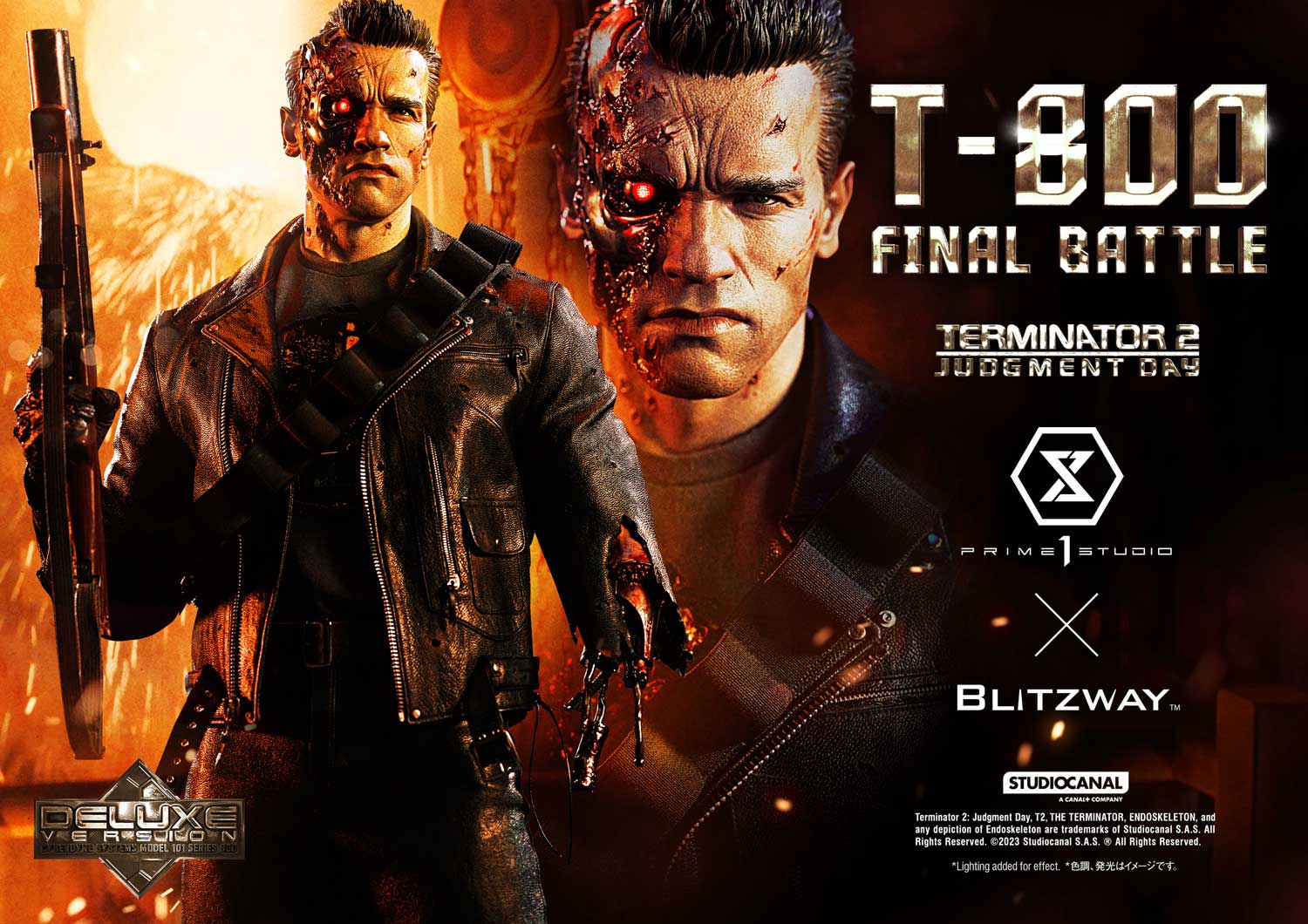 Prime 1 Studio T-800 Statue 1/3 Scale Terminator 2 Judgement Day Limited Collectible