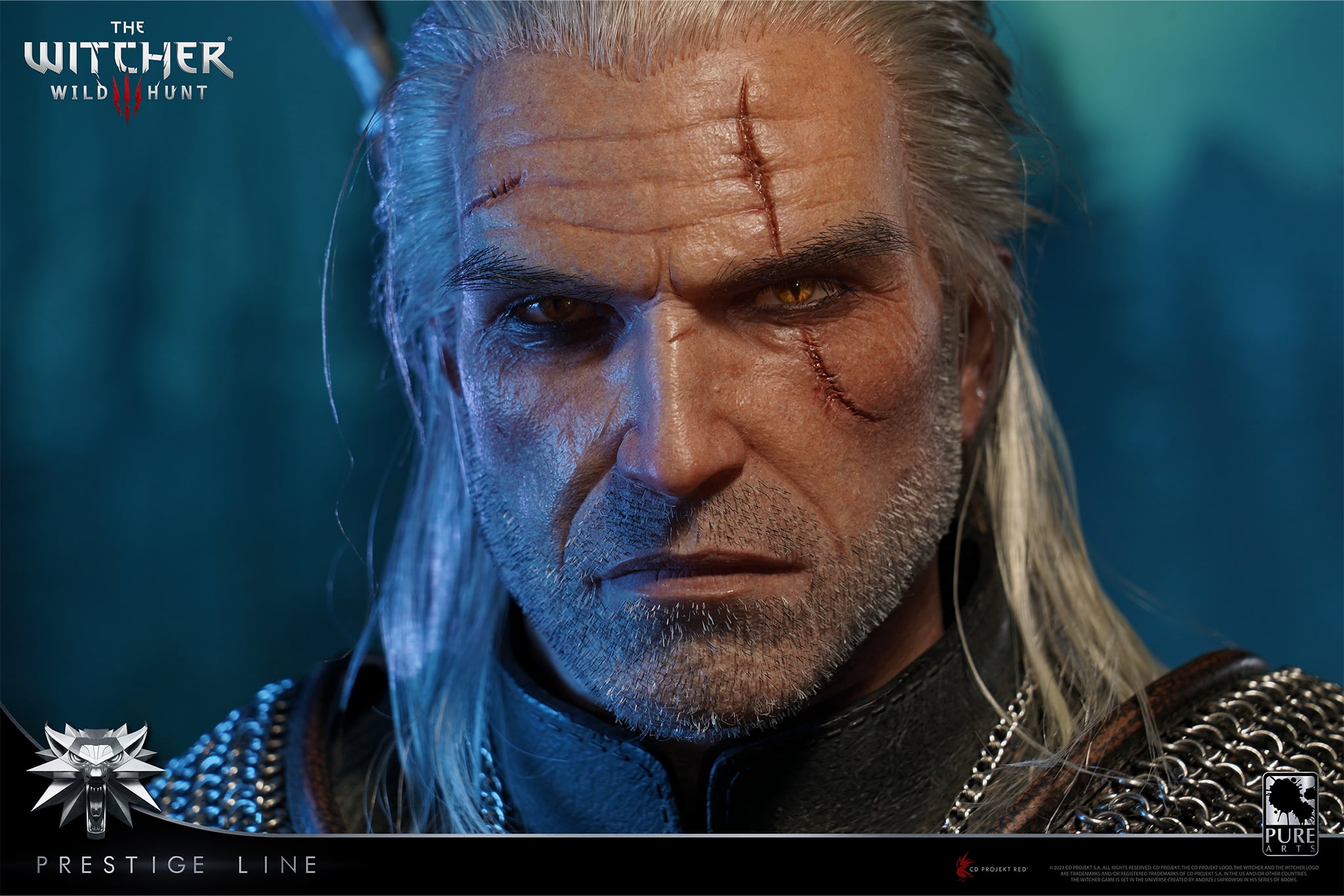PureArts Geralt Of Rivia Statue 1/2 Scale Prestige Line Witcher Collectible
