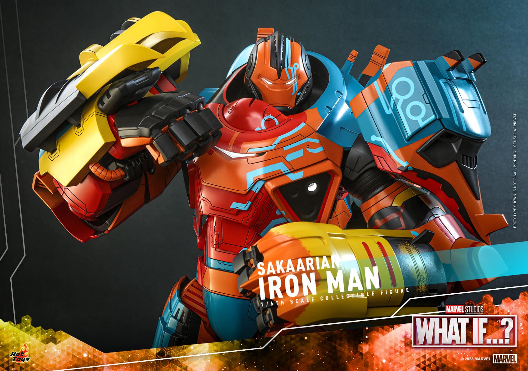 Hot Toys Saakarian Iron Man Sixth Scale Figure Marvel 1/6 Limited Collectible
