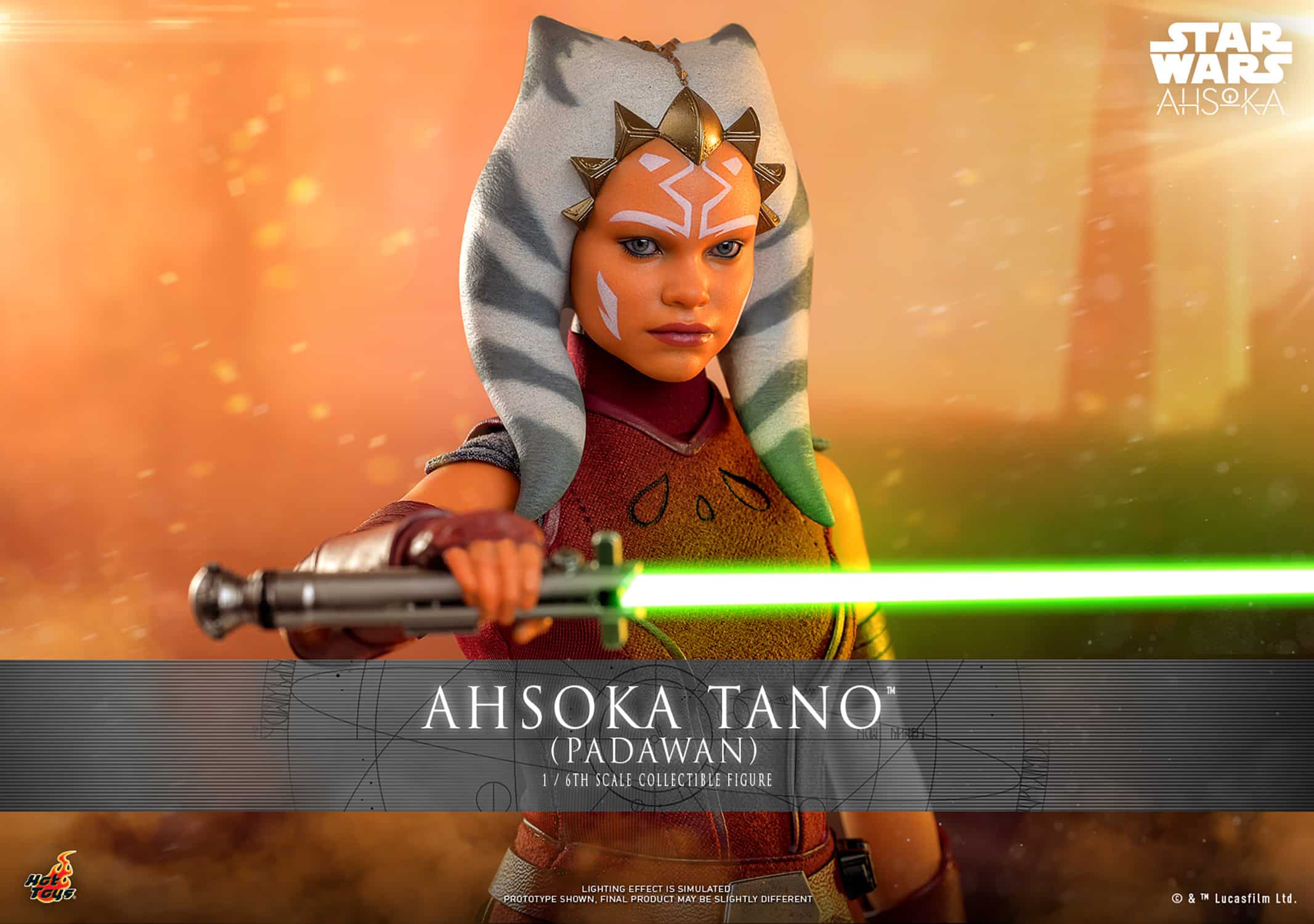 Hot Toys Ahsoka Tano Padawan Sixth Scale Figure Star Wars Limited Collectible