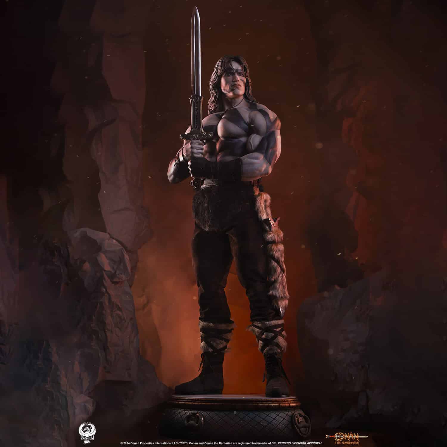 PCS Conan 1:2 Scale Statue Warpaint Variant