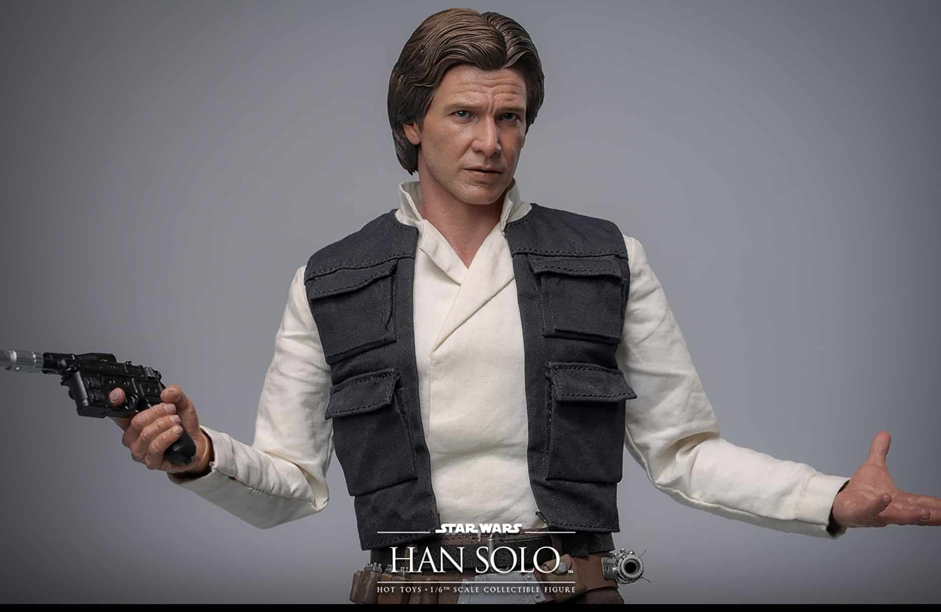 Hot Toys Han Solo Sixth Scale Figure Star Wars Return Of The Jedi 1/6 Limited Collectible