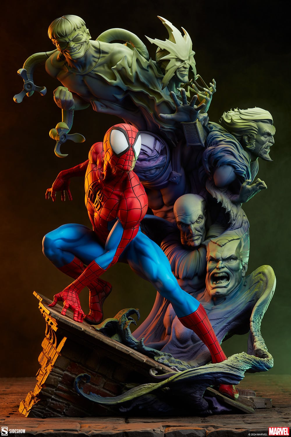 Spider-Man Premium Format Figure Sinister Six Diorama Marvel Limited Collectible