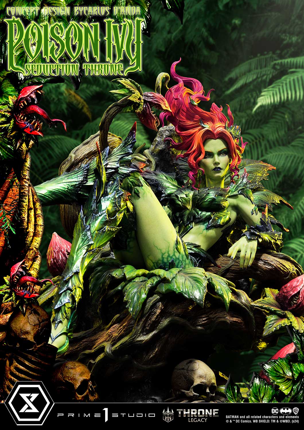 Prime 1 Studio Poison Ivy Seduction Throne Statue 1:4 Scale Limited DC Collectible