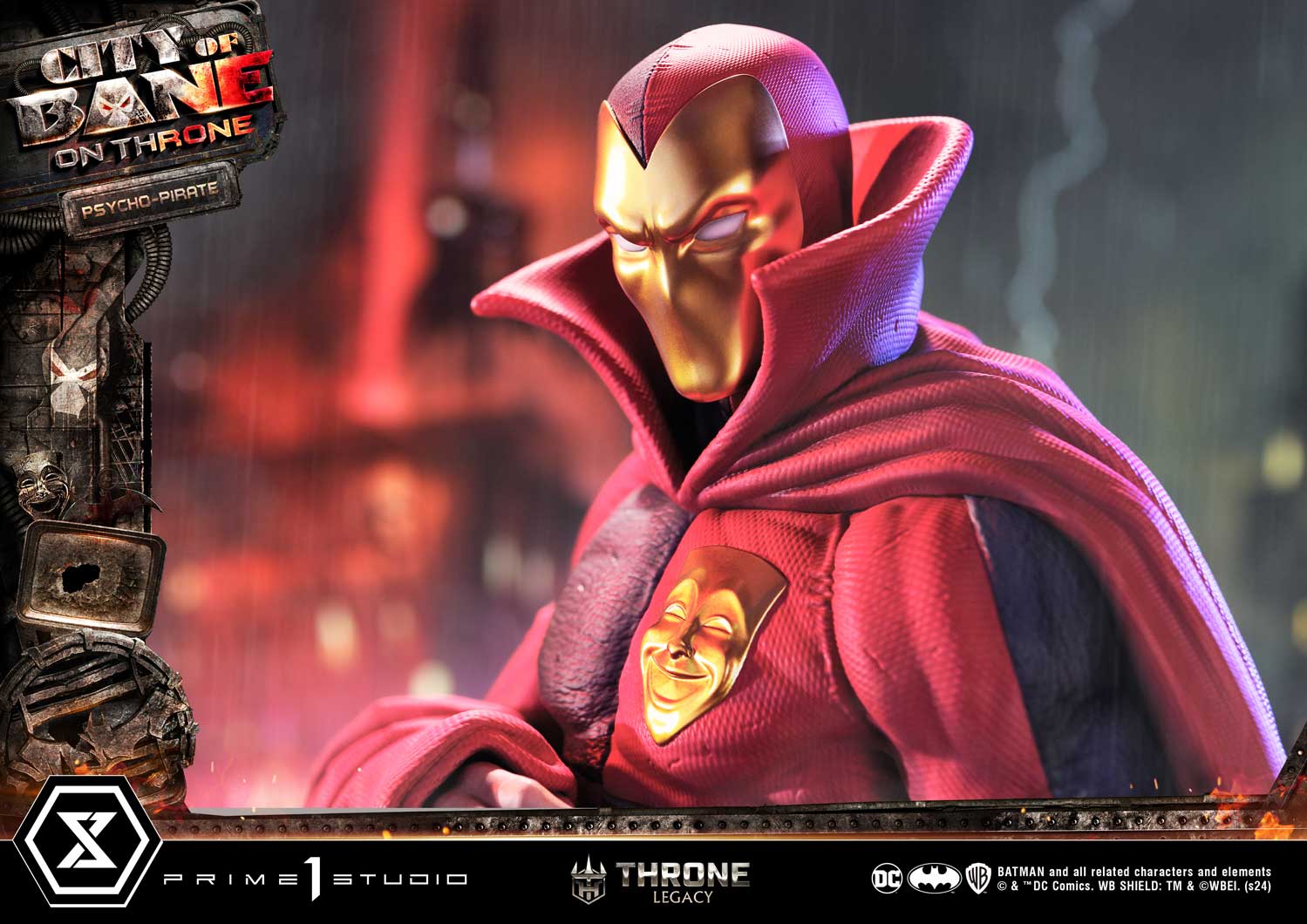 Prime 1 Studio Psycho-Pirate Statue City Of Bane Limited Collectible