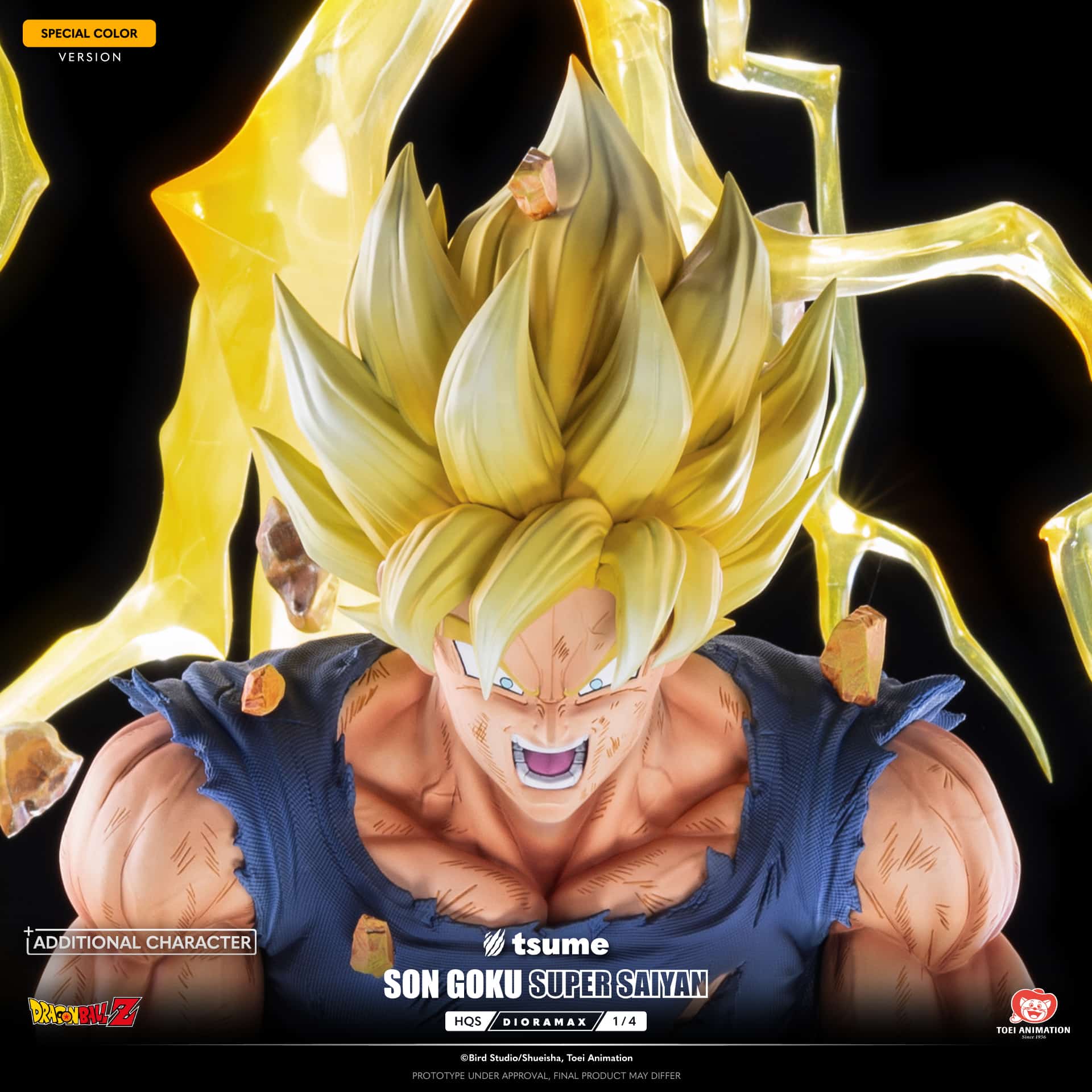 Tsume Son Goku Super Saiyan HQS Dioramax 1/4 Scale Statue