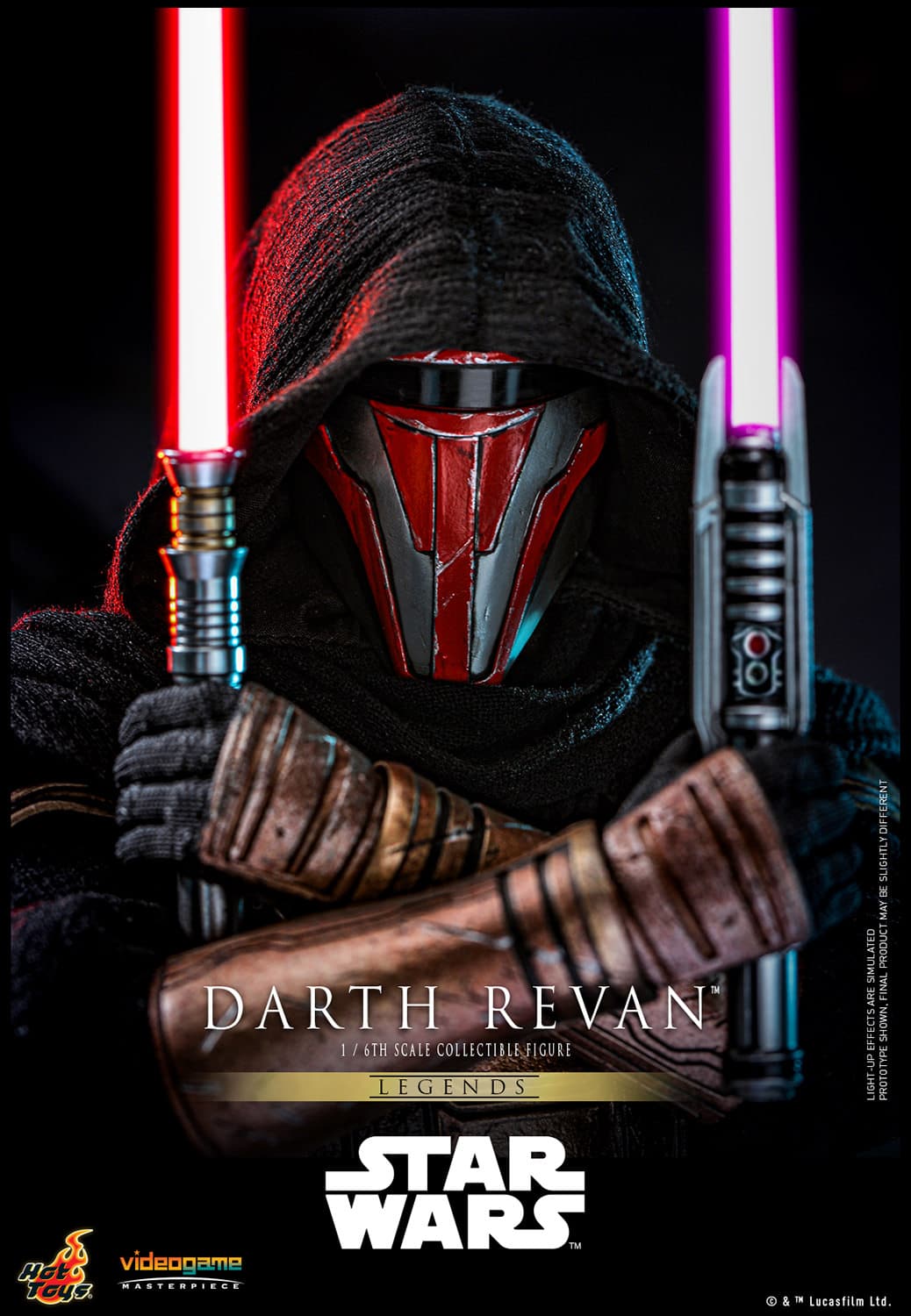 Hot Toys Darth Revan Sixth Scale Figure Star Wars Limited Collectible