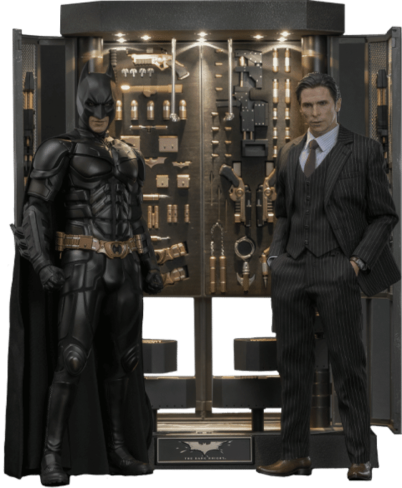 Hot Toys Batman Armory With Bruce Wayne 2.0 Sixth Scale Figure DC Limited Collectible